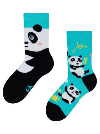 Chaussettes rigolotes pour enfants Panda