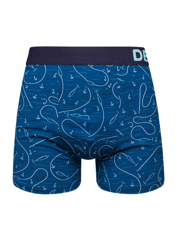 Boxer rigolo pour hommes Pêcheur de nuit