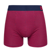 Boxer à motifs bleu et rouge pour hommes
