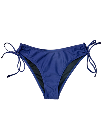 Culotte bikini bleu foncé ajustable