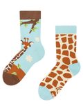 Chaussettes rigolotes pour enfants Girafe mignonne