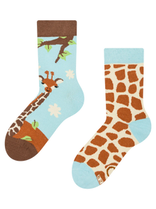 Chaussettes rigolotes pour enfants Girafe mignonne