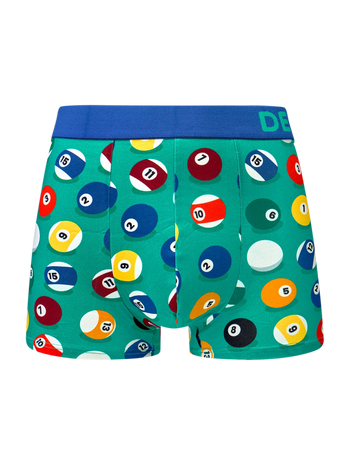 Boxers raccourcis pour hommes Billard