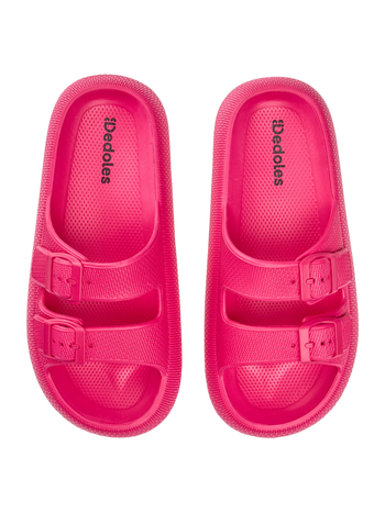 Sandales à plateforme rose framboise pour femmes