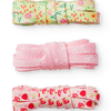 Paquet de 3 paires de lacets rigolos Jardin de fleurs