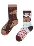 Chaussettes chaudes rigolotes pour enfants Ours en hiver