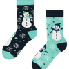 Chaussettes chaudes rigolotes pour enfants Bonhomme de neige joyeux