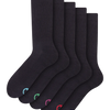 Lot de 5 chaussettes de sport classiques noires