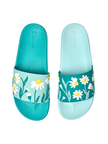 Sandales rigolotes Camomile turquoise
