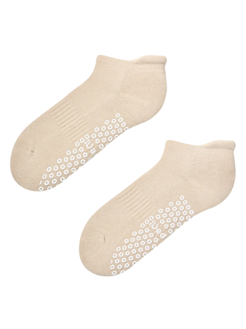 Chaussettes Pilates & Yoga beiges