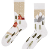 Chaussettes chaudes rigolotes Pays de la neige