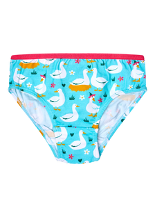 Culotte rigolote pour filles Oies et fleurs