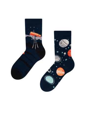 Chaussettes rigolotes pour enfants Univers