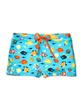 Short de bain élastique et rigolo pour enfants Monde marin