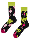 Chaussettes rigolotes Radis heureux