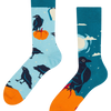 Chaussettes rigolotes Corbeau de nuit
