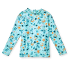 T-shirt de bain anti-UV pour enfants Coquillages
