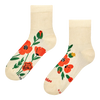 Chaussettes mi-mollet anti-stress Champ de coquelicots