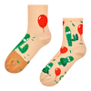 Chaussettes mi-mollet rigolotes Cactus et ballon
