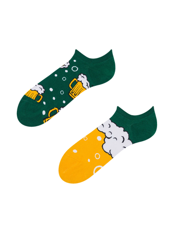 Socquettes rigolotes pour baskets Bière et bulles