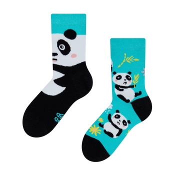 Chaussettes rigolotes pour enfants Panda