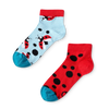 Socquettes rigolotes pour enfants Coccinelles et points