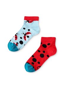 Socquettes rigolotes pour enfants Coccinelles et points