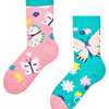 Chaussettes antidérapantes pour enfants Papillons doux