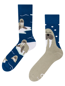 Chaussettes chaudes rigolotes Morses