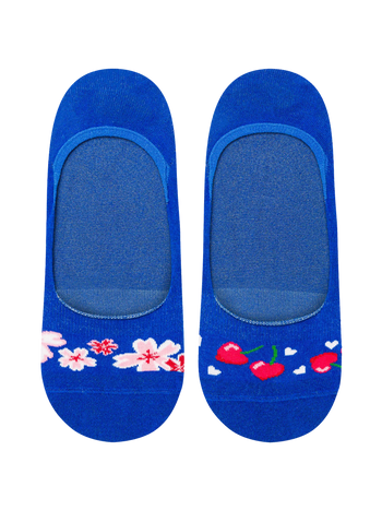 Chaussettes invisibles rigolotes Amour des cerises