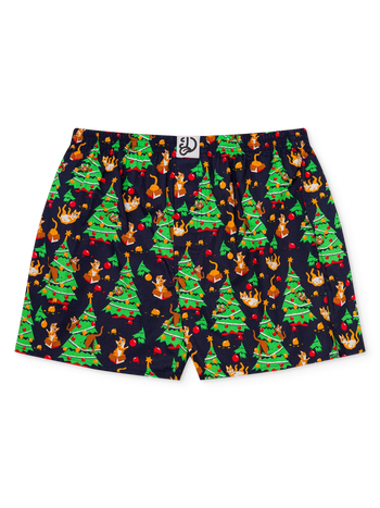 Caleçon rigolo pour hommes Fête du chat