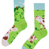 Chaussettes rigolotes Vache joyeuse