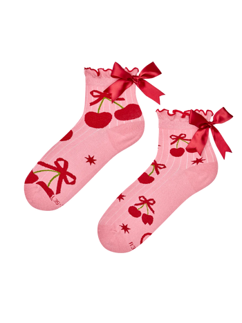 Chaussettes cutecore Monde des cerises