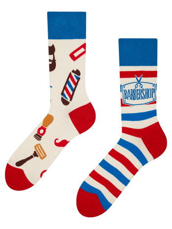 Chaussettes rigolotes Salon de coiffure