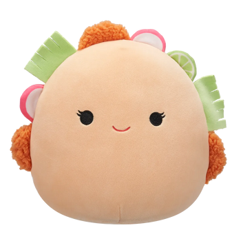 Peluche Squishmallows de 20 cm Amberjack le taco au poisson