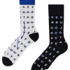 Chaussettes rigolotes en fibres de bambou Mots mêlés