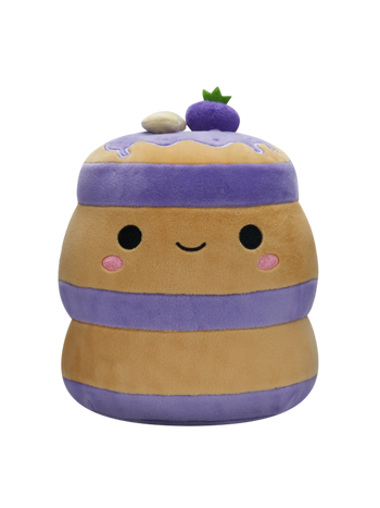 Peluche Squishmallows de 20 cm Paden crêpe aux myrtilles