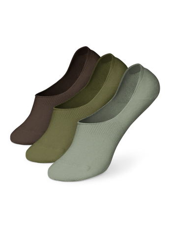Paquet de 3 paires de chaussettes invisibles en coton Camouflage