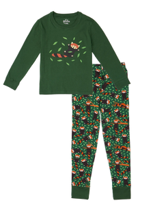 Pyjama rigolo pour enfants Panda roux