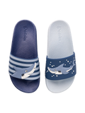 Sandales rigolotes pour enfants Requin gris
