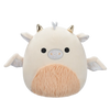 Peluche Squishmallows de 20 cm Buck le dragon crème et pêche au ventre duveteux