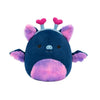 Peluche Squishmallows de 20 cm Milan la chauve-souris à fruits bleu marine Girly Goth