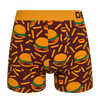 Boxer rigolo pour hommes Burger et frites
