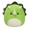 Peluche Squishmallows de 30 cm Fuzzamallows Tristan le tricératops vert