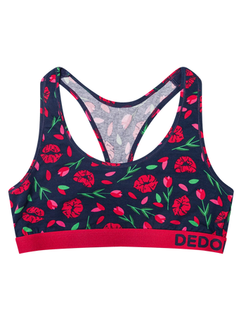 Bralette rigolote pour femmes Lèvres de tulipe