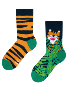 Chaussettes rigolotes pour enfants Tigre