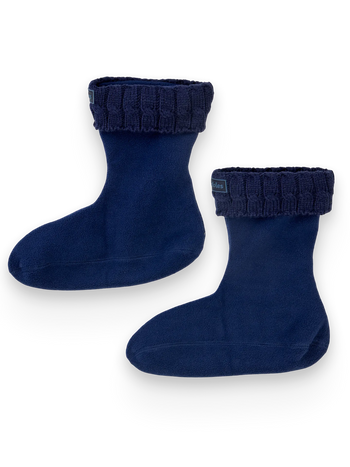 Chaussettes isolantes pour bottes de pluie bleu foncé