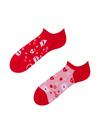 Socquettes rigolotes pour baskets Lettres d’amour