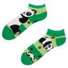 Socquettes rigolotes Panda et rayures