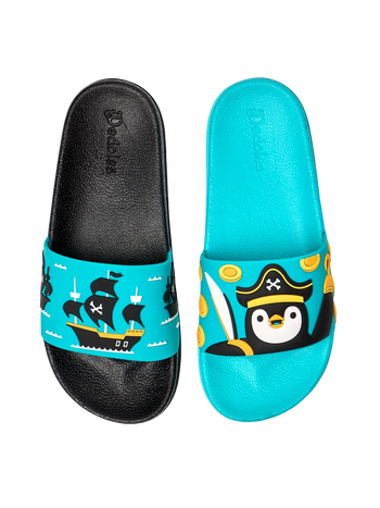 Sandales rigolotes pour enfants Bateau pirate
